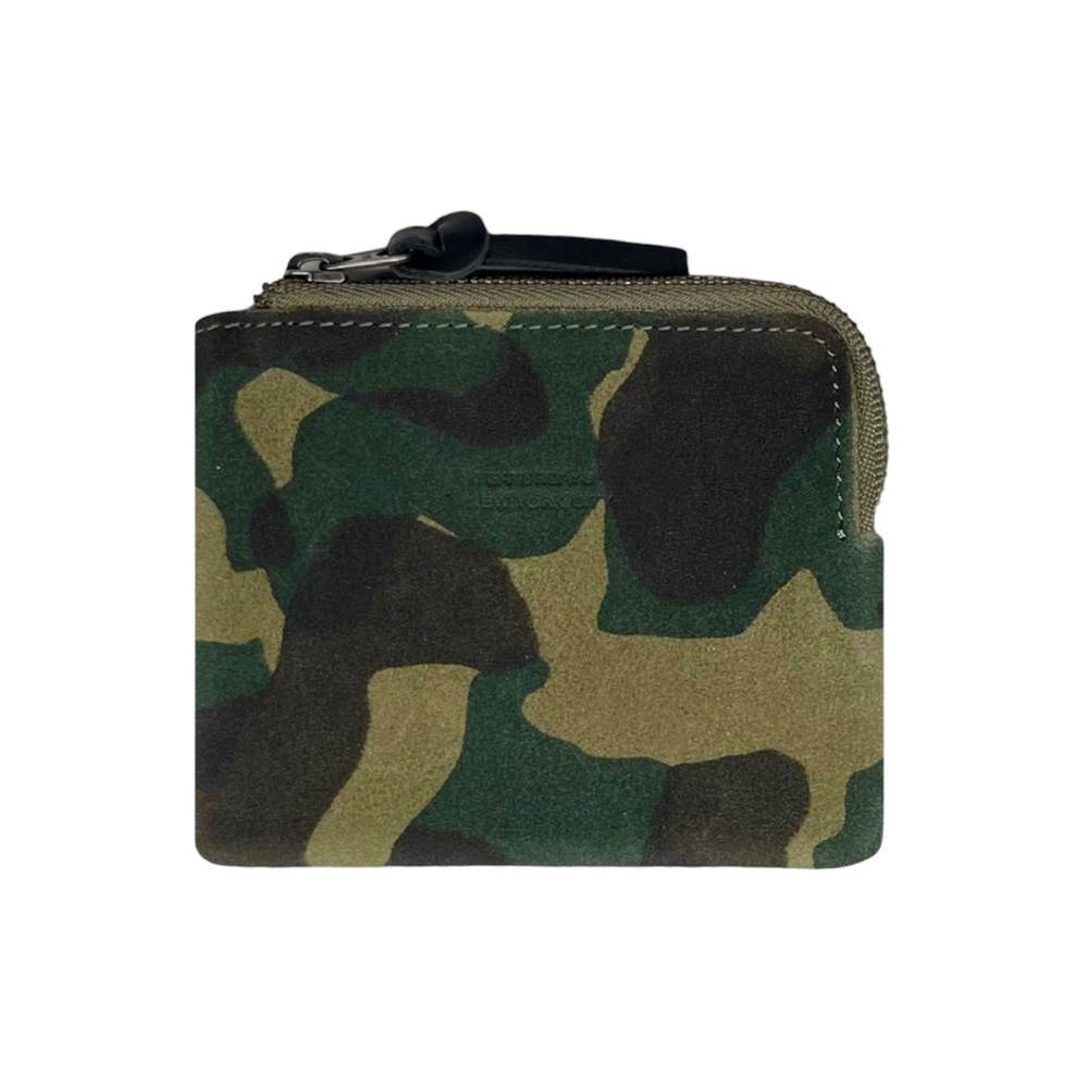 Saturdays Nyc Men's Cash Half Zip Suede Wallet